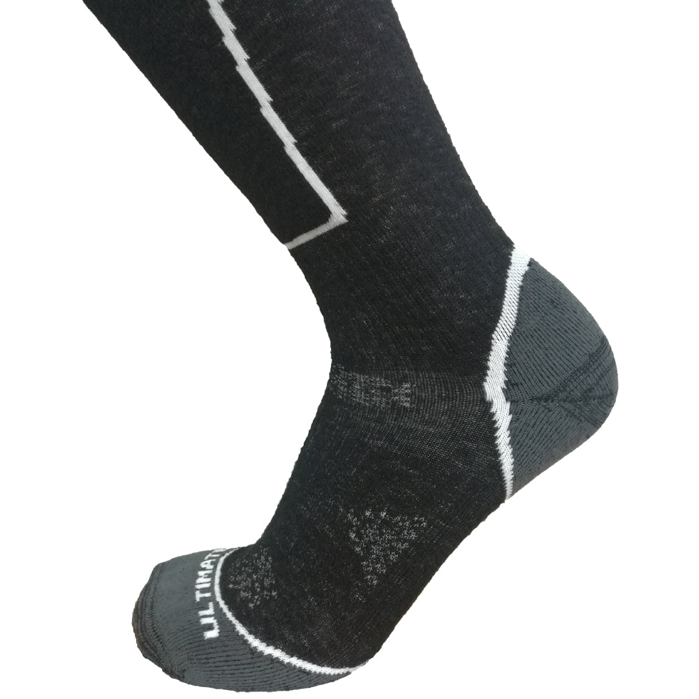 Ultimate Socks Mens Lightweight Merino Wool Ski Snowboard Performance Socks