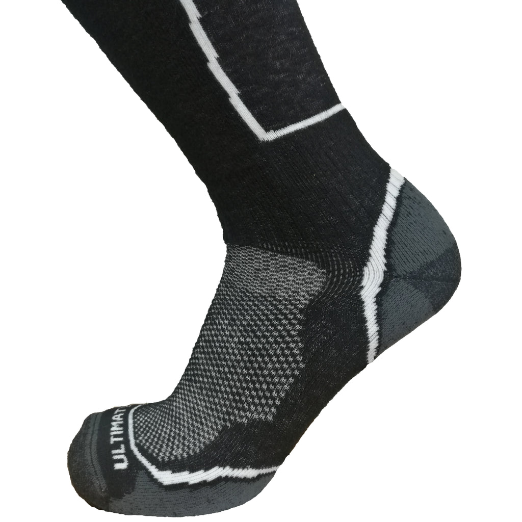 Ultimate Socks Mens Midweight Merino Wool Ski Snowboard Warm Socks