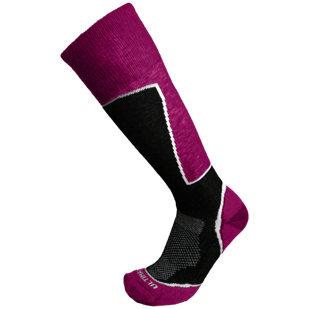 Ultimate Socks Womens Midweight Merino Wool Ski Snowboard Warm Socks