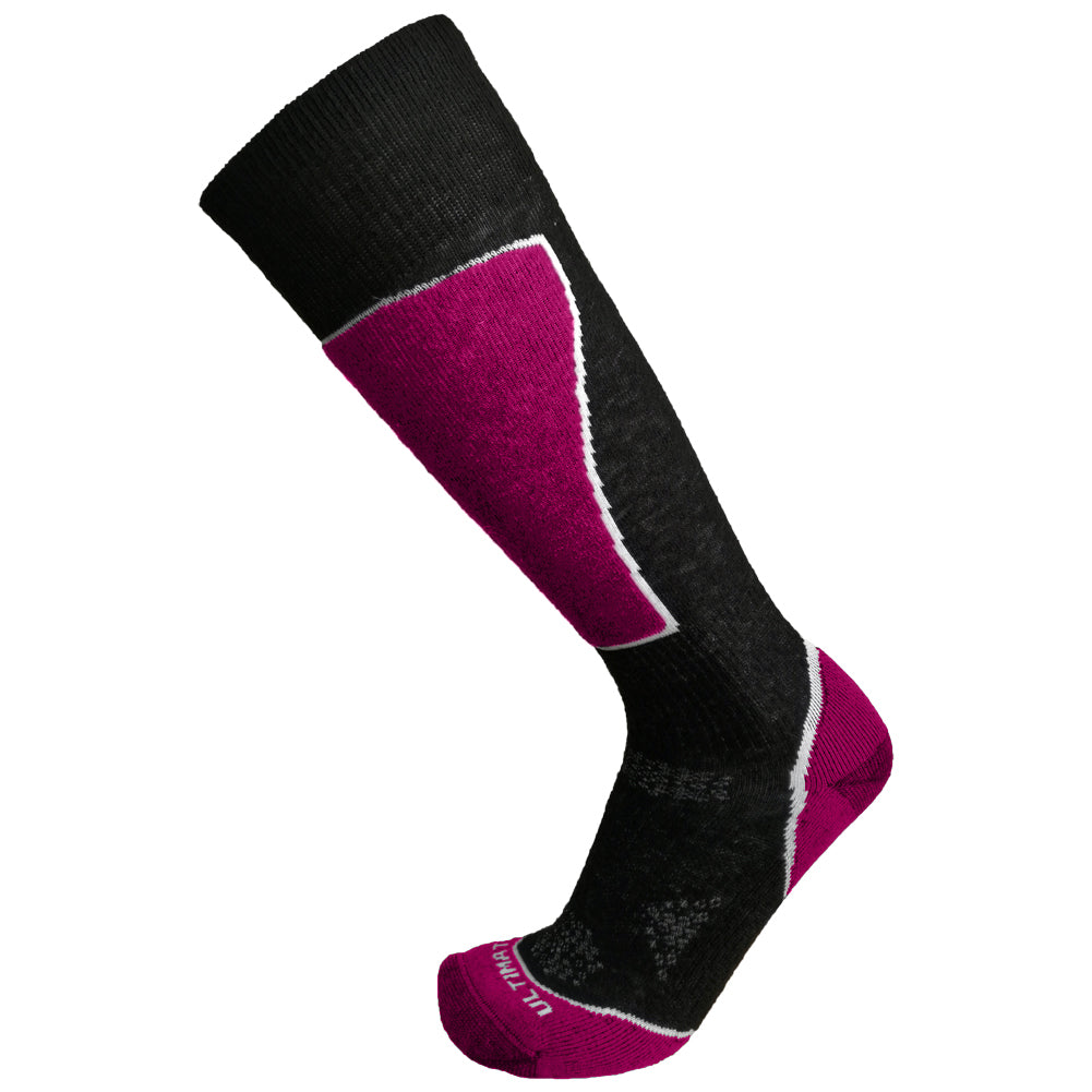 Ultimate Socks Womens Lightweight Merino Wool Ski Snowboard Performance